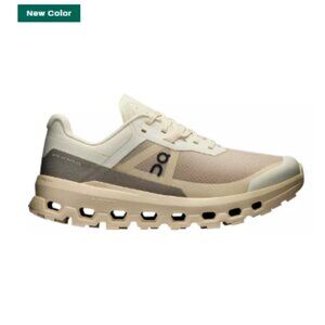 NWT On Women's Cloudvista 2 Trail Running Shoes, Cream/Desert Khaki